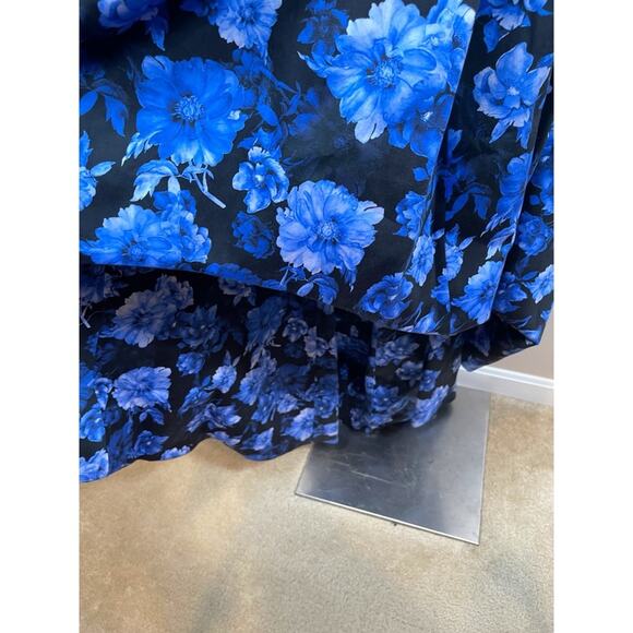 Alice + Olivia Florence Dream Floral Royalty High Low Maxi Gown Size 8 - Picture 8 of 11